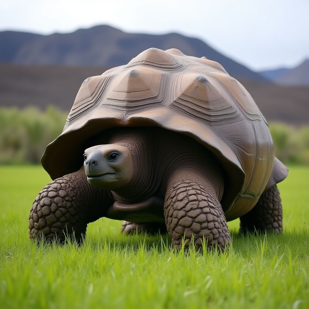 Tortuga gigante en las Islas Galápagos