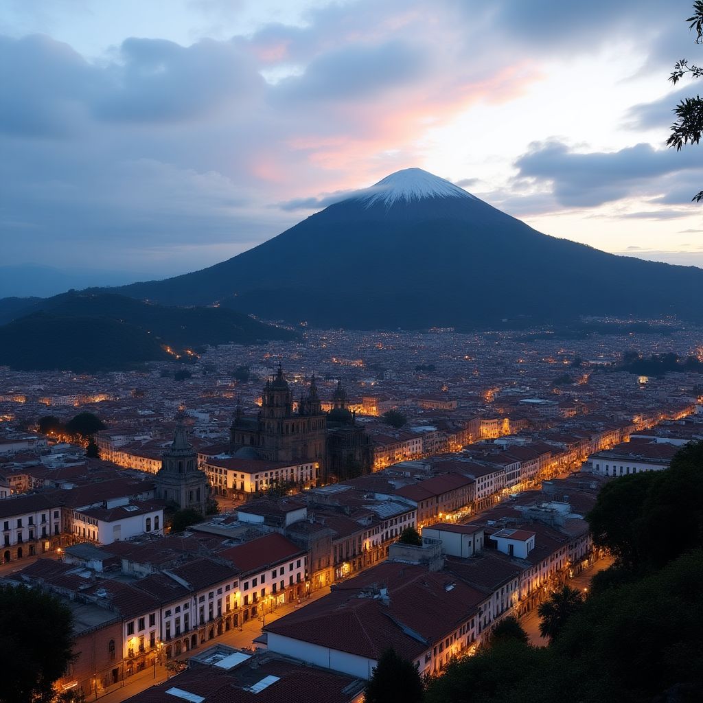 Centro Histórico de Quito con la Basílica